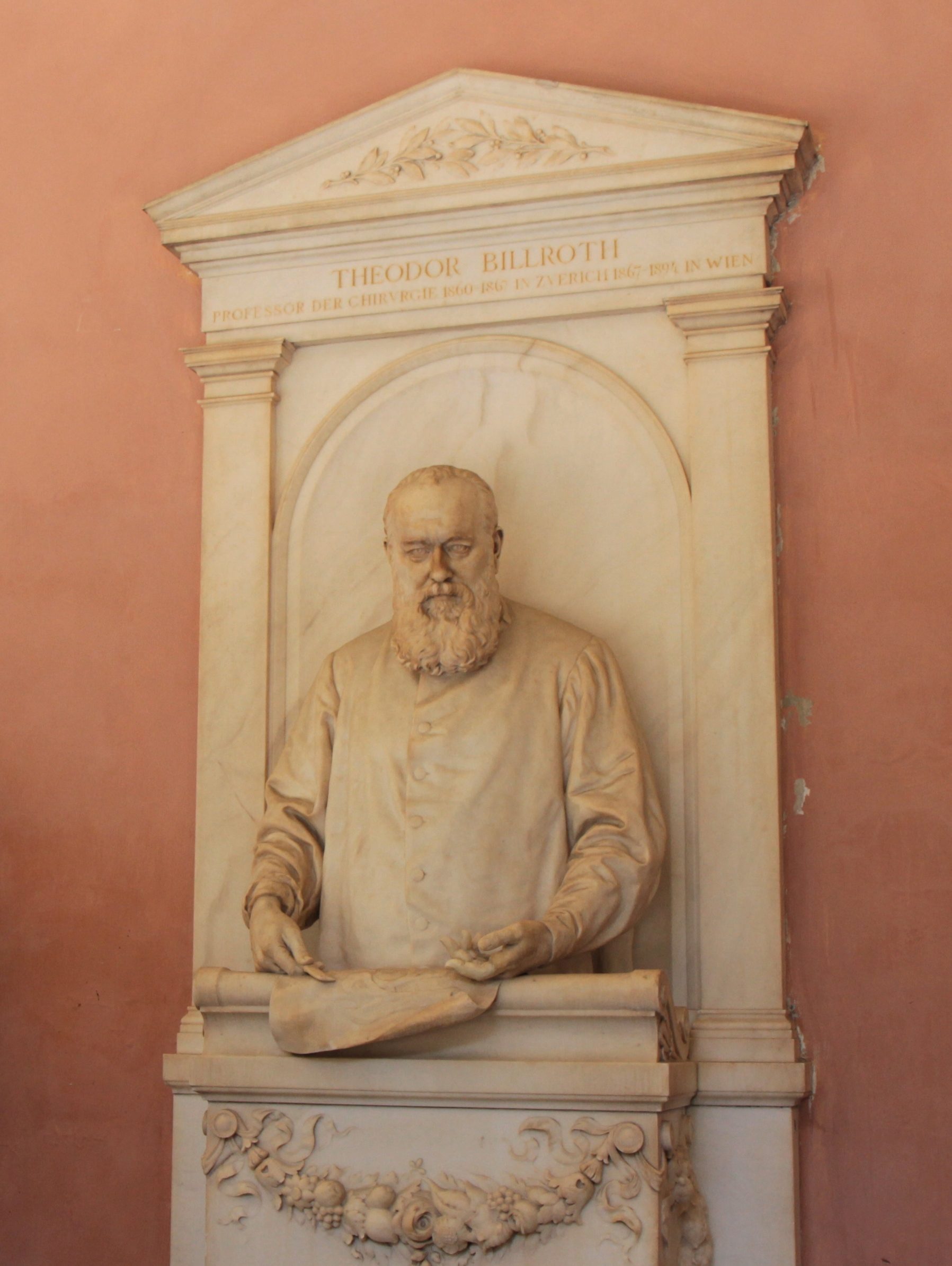 Theodor Billroth's monument, Medical monuments B, UNI Vienna - 02.JPG